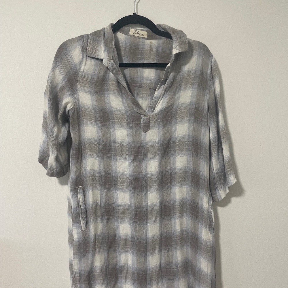 Elan shirt dress with body contour Sugarlips brand undergarment